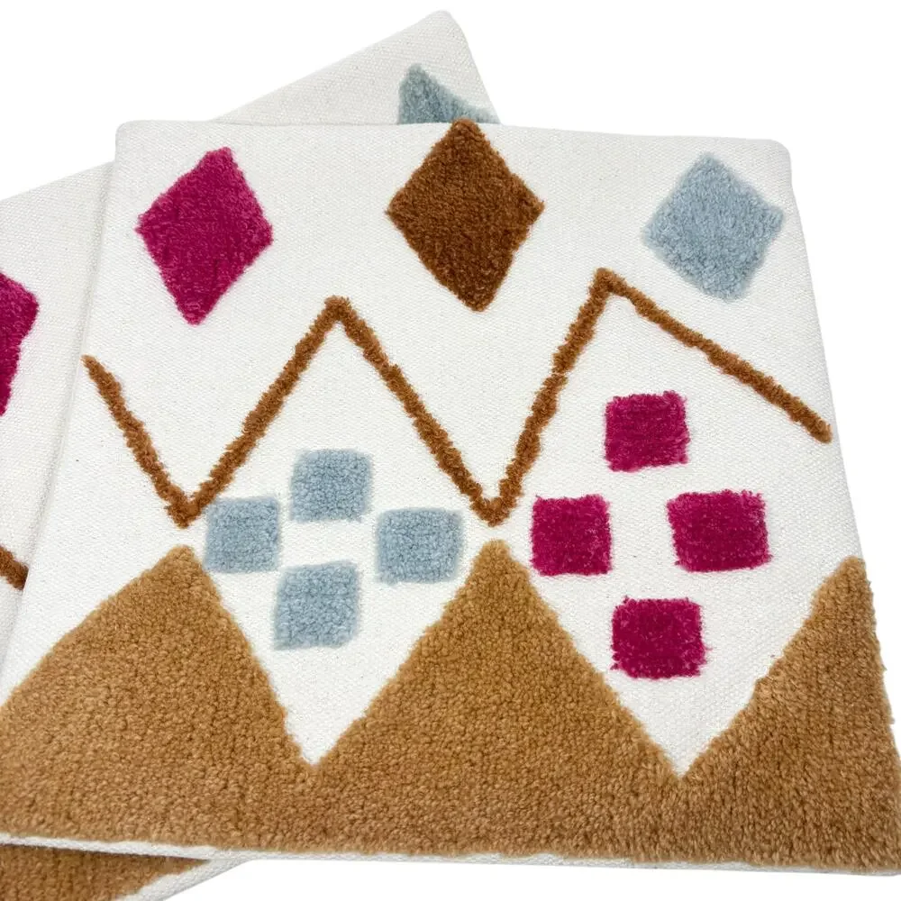 Ikea Brunstarr 2 Cushion Covers 20x20 Accent Pillow Cases Wool Cotton Home Decor